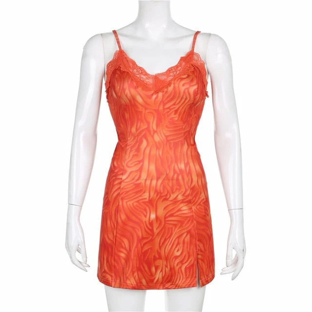 Shop Lena Jade Orange Lace Edge Dress Dresses 6 Shop Lena Jade Orange Lace Edge Dress Dresses