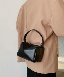 Shop Lena Jade Black Square Bag Bags