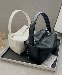 Shop Lena Jade Black Square Bag Bags