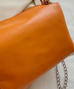 Shop Lena Jade Orange Square Bag Bags