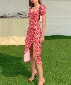 Shop Lena Jade Red Samantha Floral Dress Dresses