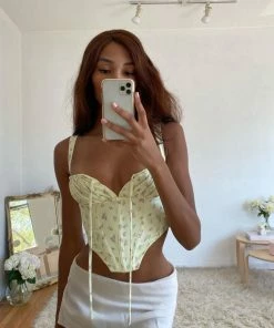 Shop Lena Jade Mary Floral Corset Top