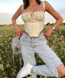 Shop Lena Jade Mary Floral Corset Top