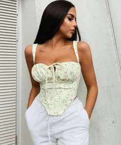 Shop Lena Jade Mary Floral Corset Top