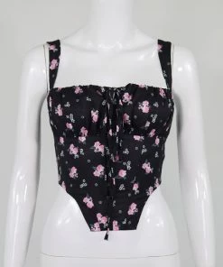 Shop Lena Jade Mary Black Corset Top