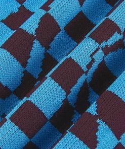 Shop Lena Jade Blue Checkerboard Tank