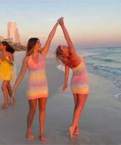 Shop Lena Jade Pastel Knitted Camila Dress Dresses