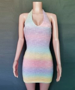 Shop Lena Jade Pastel Knitted Camila Dress Dresses