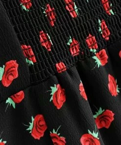 Shop Lena Jade Retro Red Rose Dress Dresses