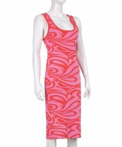 Shop Lena Jade Dresses Red Swirl Dress