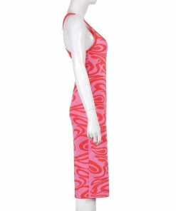 Shop Lena Jade Dresses Red Swirl Dress