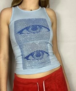 Shop Lena Jade Blue Eye Tank