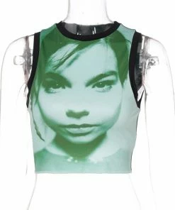 Shop Lena Jade Green Gossip Girl Tank Tanks
