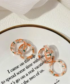 Shop Lena Jade Apple Acrylic Ring Rings