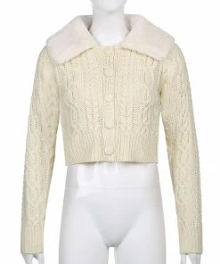 Shop Lena Jade Fur Trimmed Sweater