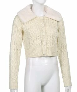 Shop Lena Jade Fur Trimmed Sweater