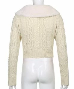 Shop Lena Jade Fur Trimmed Sweater
