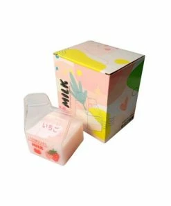 Lena Jade store 42 Shop Lena Jade Aesthetic Cups Strawberry Glass Milk Carton