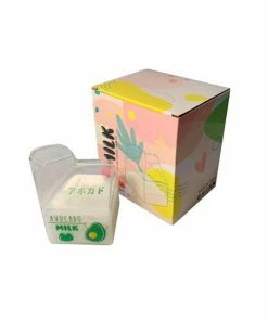 Shop Lena Jade Avocado Glass Milk Carton