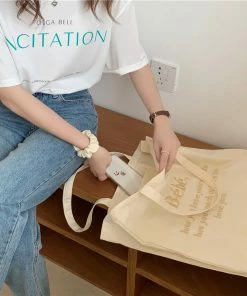 Shop Lena Jade Bébé Canvas Tote Bag Bags