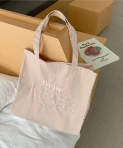 Shop Lena Jade Bébé Canvas Tote Bag Bags