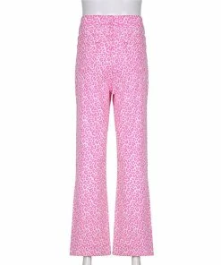 Shop Lena Jade Pink Leopard Pants