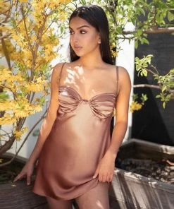 Shop Lena Jade KoKo Satin Slip Dress