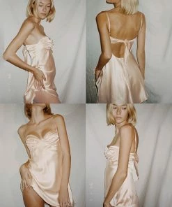 Shop Lena Jade KoKo Satin Slip Dress