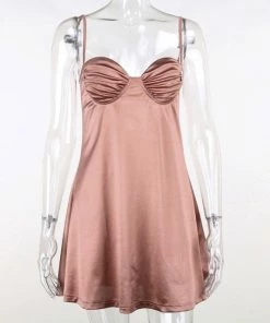 Shop Lena Jade KoKo Satin Slip Dress