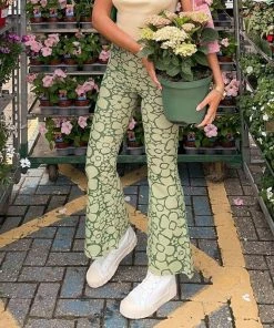 Shop Lena Jade Allie Floral High Waist Pants