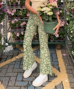 Shop Lena Jade Allie Floral High Waist Pants