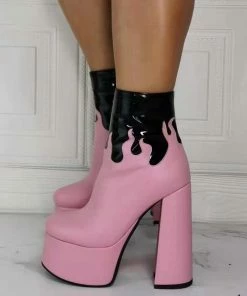 Shop Lena Jade Pink Kiss The Flame Boots