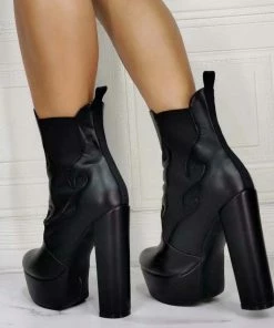 Shop Lena Jade Black Kiss The Flame Boots