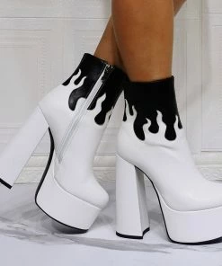 Shop Lena Jade White Kiss The Flame Boots Shoes