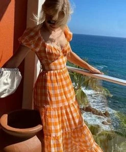 Shop Lena Jade Penelope Gingham Dress Dresses