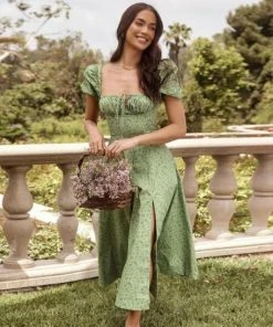 Shop Lena Jade Green Dansby Dress