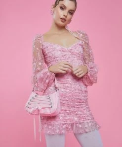 Shop Lena Jade Lux Baby Pink Bag