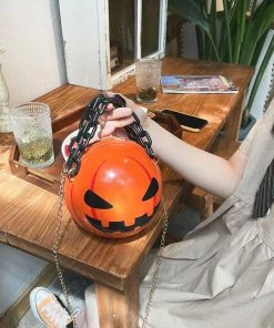 Shop Lena Jade Pumpkin Halloween Ball Bag Bags