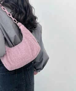 Shop Lena Jade Kara Sherpa Shoulder Bag Bags