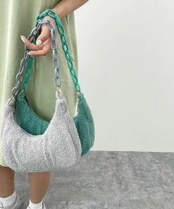 Shop Lena Jade Kara Sherpa Shoulder Bag Bags