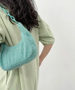 Shop Lena Jade Kara Sherpa Shoulder Bag Bags