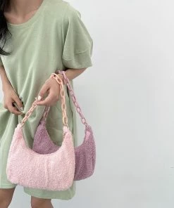 Shop Lena Jade Kara Sherpa Shoulder Bag Bags