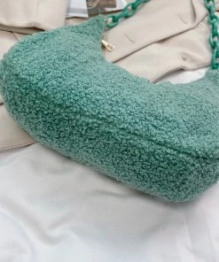 Shop Lena Jade Kara Sherpa Shoulder Bag Bags