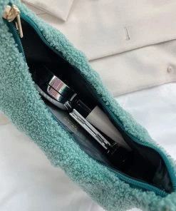 Shop Lena Jade Kara Sherpa Shoulder Bag Bags