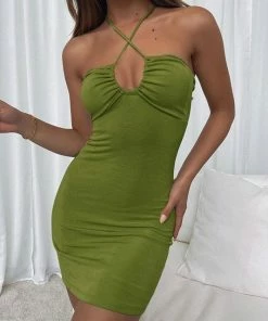 Shop Lena Jade Green Holland Dress