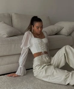 Shop Lena Jade Do Better Angel Long Sleeve Top Long Sleeves