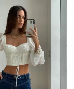 Shop Lena Jade Do Better Angel Long Sleeve Top Long Sleeves