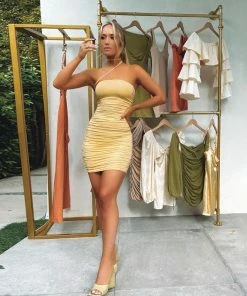 Shop Lena Jade Kandy Yellow Dress Dresses