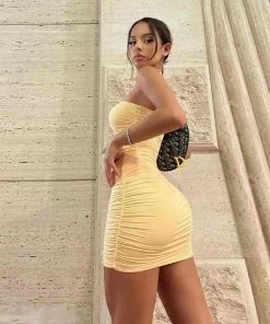 Shop Lena Jade Kandy Yellow Dress Dresses