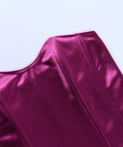 Shop Lena Jade Purple Monica Satin Corset